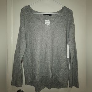 RDI Open Knit Elbow Patch Sweater